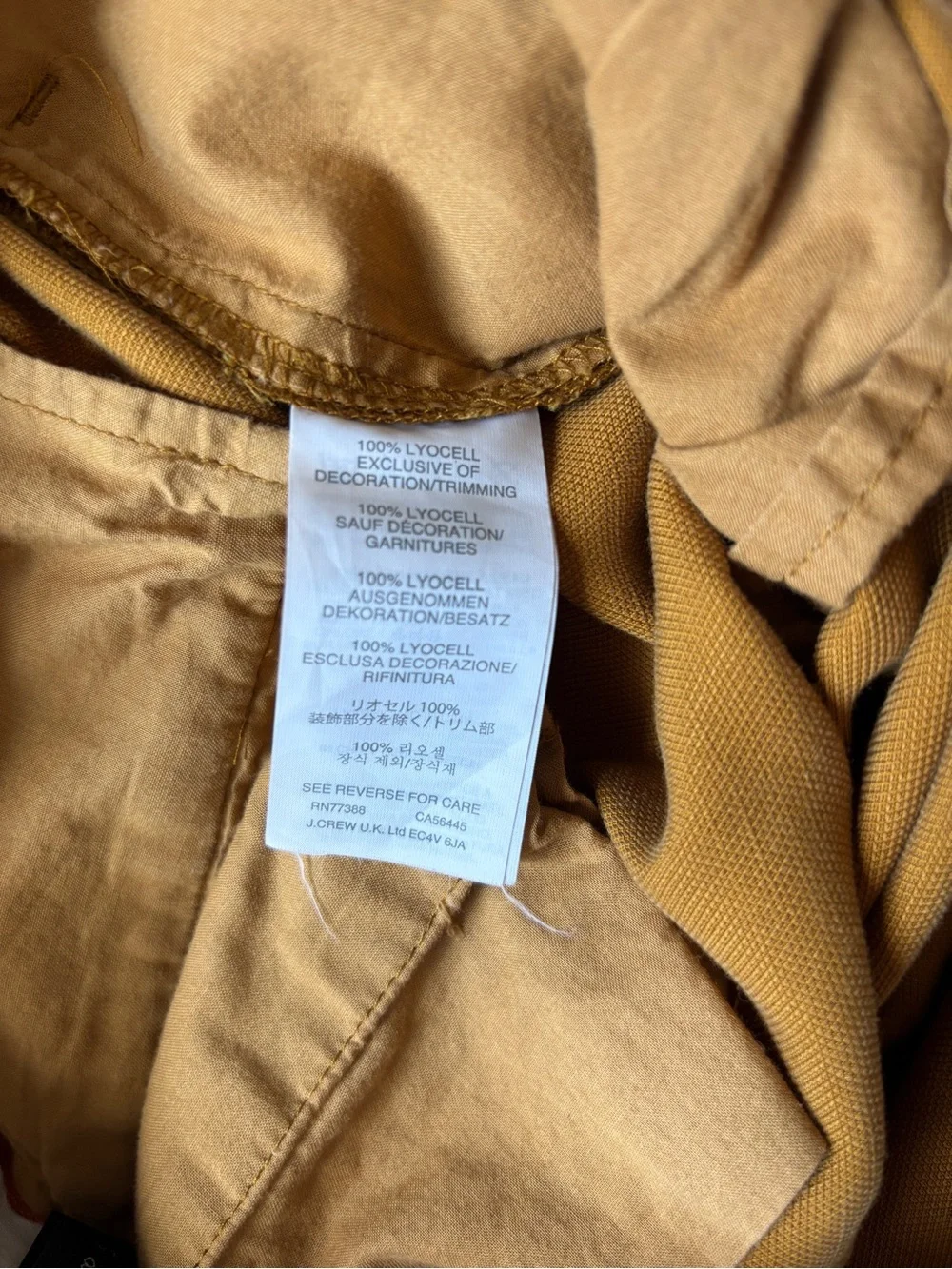 J. Crew Women's Mustard Trousers